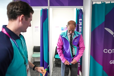 HRH Duke of Edinburgh gets kitted out